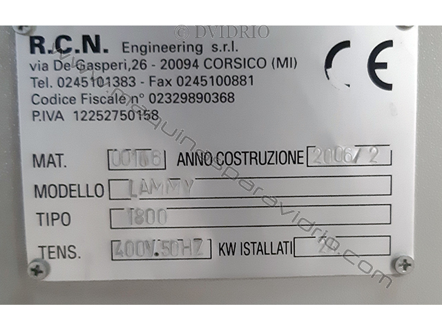 HORNO DE LAMINADO DE VIDRIO RCN