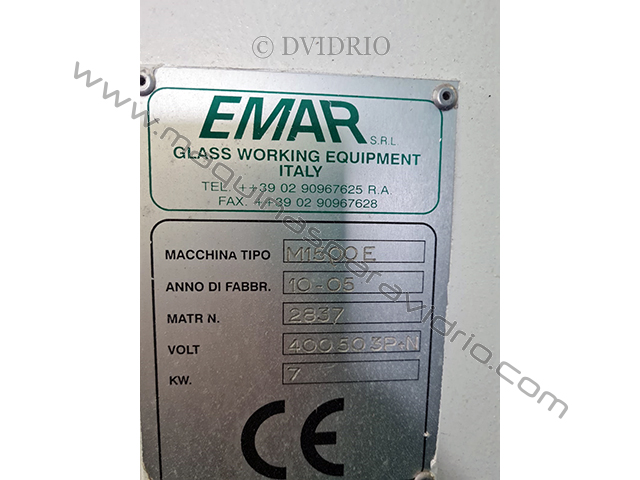 LAVADORA VERTICAL PARA VIDRIO EMAR