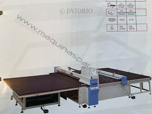 MESA DE CORTE PARA VIDRIO LAMINADO INTERMAC