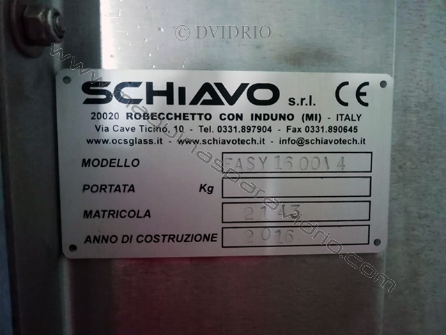 LAVADORA VERTICAL PARA VIDRIO SCHIAVO