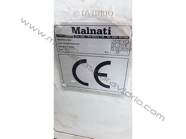 LAVADORA VERTICAL PARA VIDRIO MALNATI 2600