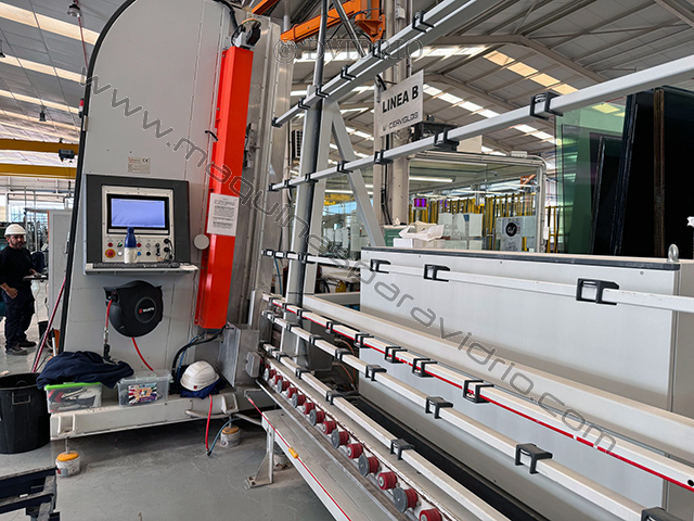 BS SOLUTION VERTICAL GLASS ARRISING MACHINE