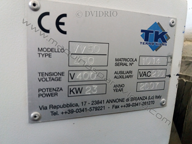 HORNO DE FUSING PARA VIDRIO TEKNO KILNS