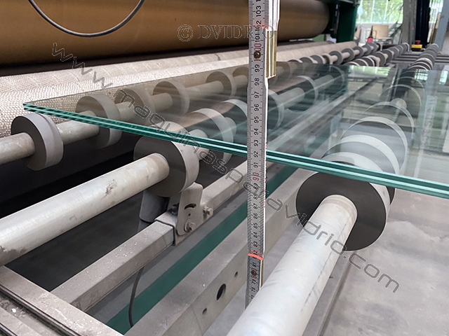 HORNO DE RODILLOS "CALANDRA" PARA LAMINADO DE VIDRIO BENTELER