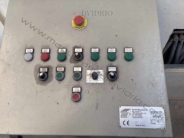 CANTEADORA DE FORMAS PARA VIDRIO ZANETTI