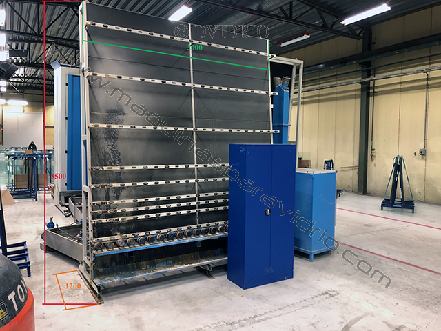 LAVADORA VERTICAL PARA VIDRIO BEST MAKINA 2800