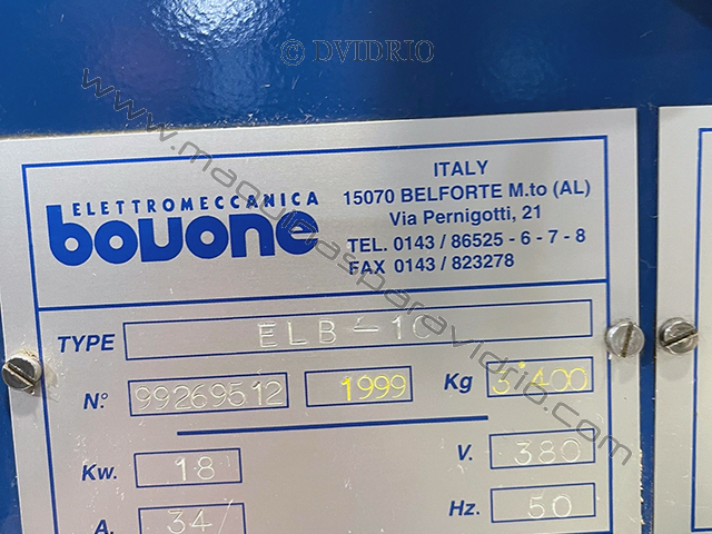 CANTEADORA RECTILINEA PARA VIDRIO BOVONNE