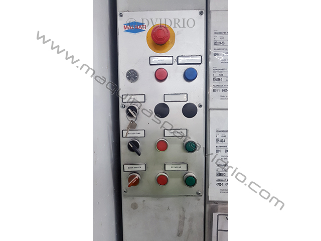 LAVADORA VERTICAL PARA VIDRIO MALNATI 2600