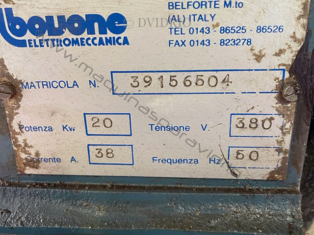 BISELADORA RECTILINEA PARA VIDRIO BAVELLONI