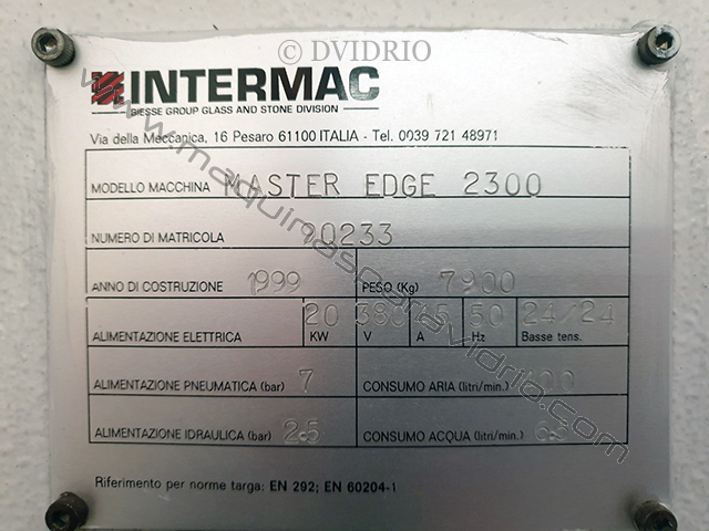 CNC PARA VIDRIO INTERMAC
